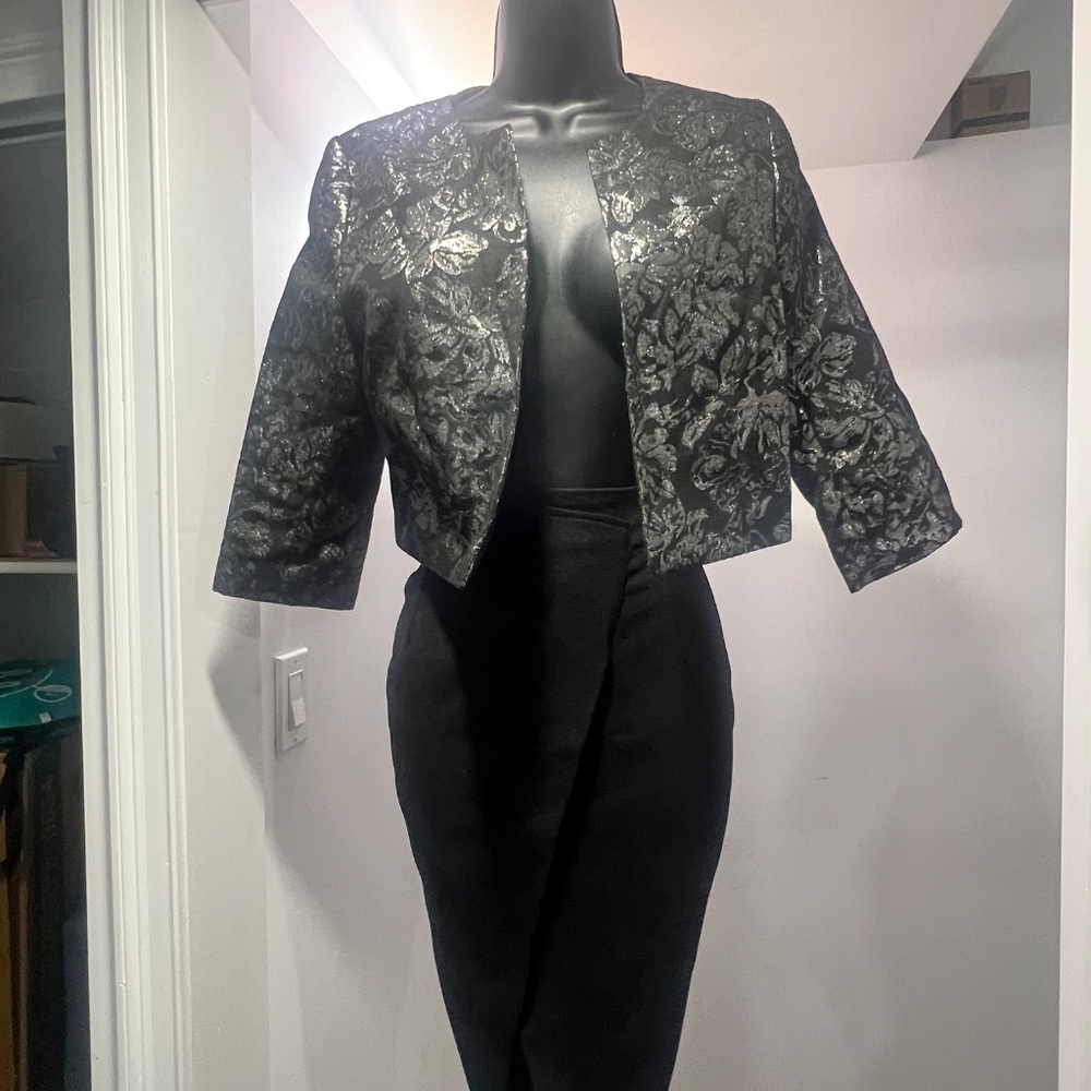 Black sequence jacket - image 3